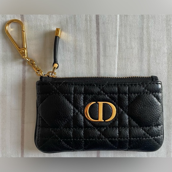 Dior Caro Myrte Zipped Key Case - Picture 1 of 2